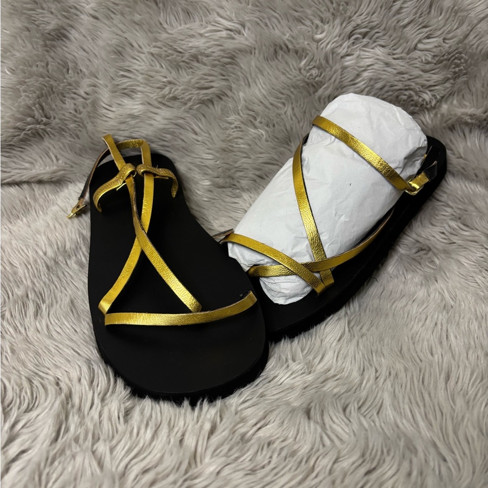 TOPSHOP Jules Leather Minimal Sandals